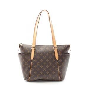 Louis Vuitton Totally Tote Bag Canvas Leather Monogram Brown